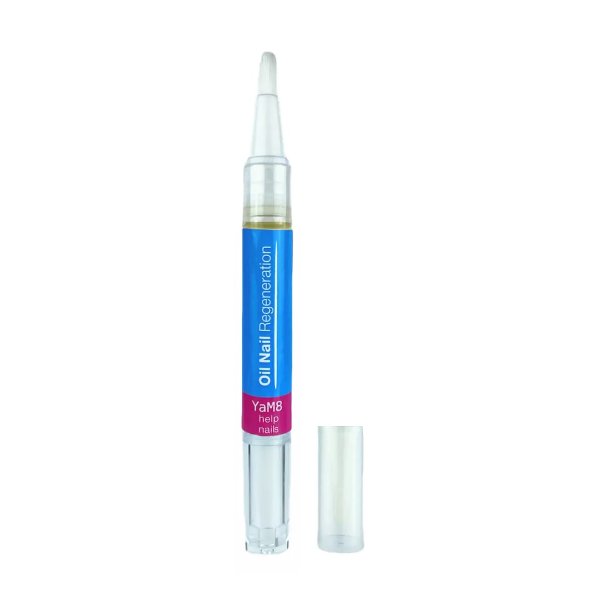 Олія для відновлення нігтьової пластини Magic Girl YaM8 Help Nauls Oil Nail Regeneration в косметичному олівці з пензликом, 3 мл